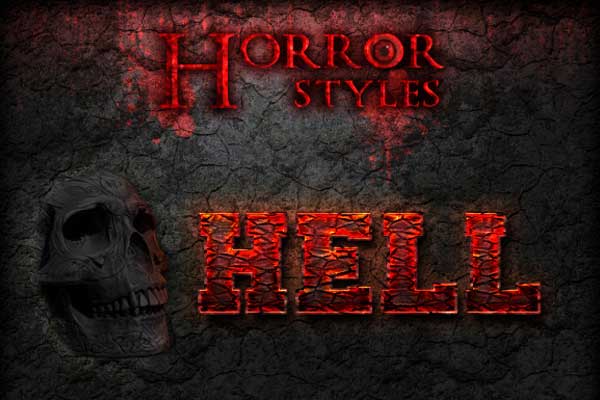 horror photoshop styles free download